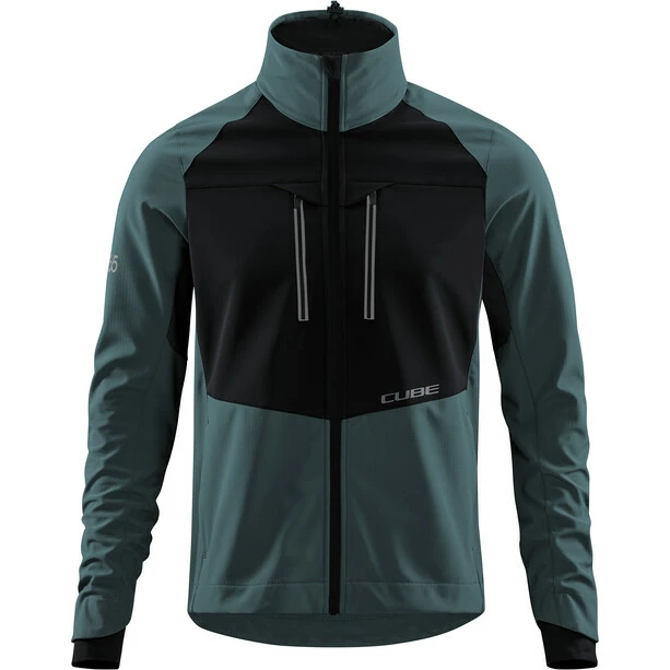 Cube Blackline 365 Softshell Jacke Herren Schwarz/grau