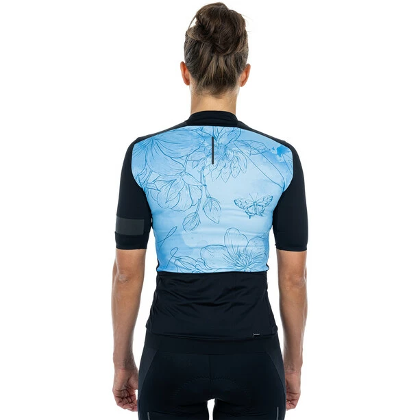 Cube Blackline Kurzarm Trikot Damen Blau – Bild 3