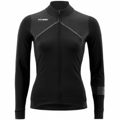 Cube Blackline Langarm Trikot Damen Schwarz