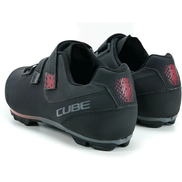 Cube MTB Peak Schuhe Schwarz/rot – Bild 5
