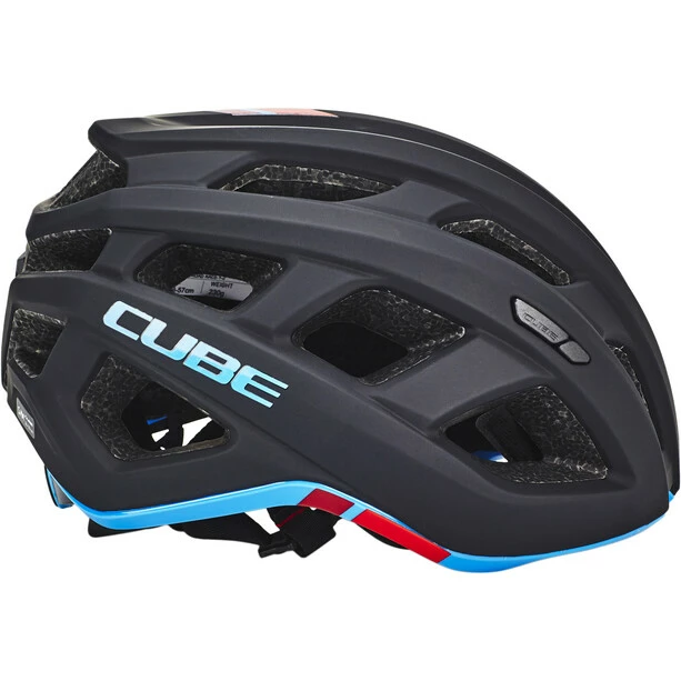 Cube Roadrace Helm Schwarz/blau – Bild 4