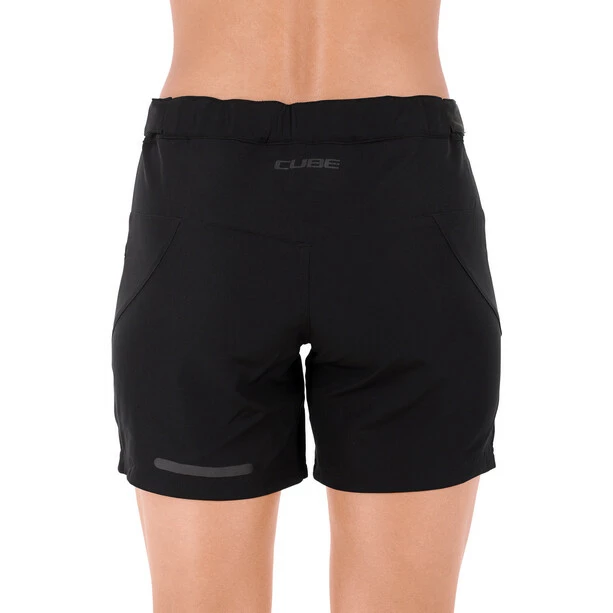 Cube Tour Baggy Shorts Damen Schwarz – Bild 3