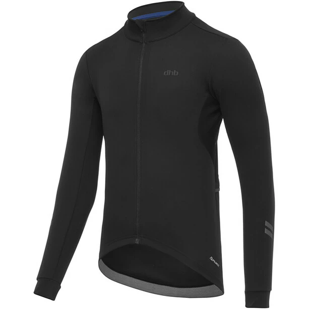 Dhb Aeron Rain Defence Langarm Trikot Herren Schwarz – Bild 3