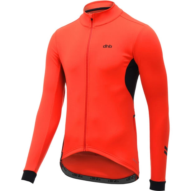 Dhb Aeron Rain Defence Polartec Jacke Herren Orange – Bild 3
