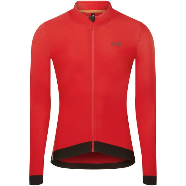 Dhb Aeron Thermal Langarm Trikot Herren Rot