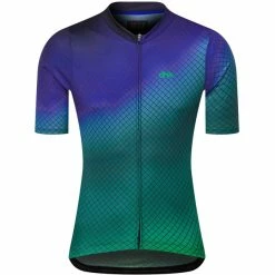 Dhb Blok Diffuse Kurzarm Trikot Herren Blau/petrol