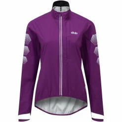 Dhb Flashlight Waterproof Jacke Damen Lila