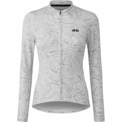 Dhb Moda Langarm Trikot Damen Weiß/grau