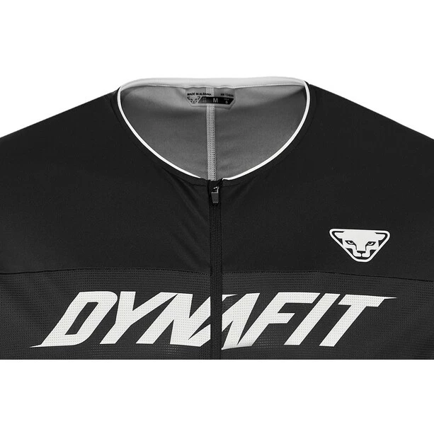 Dynafit Ride Light Kurzarm Tee Mit Durchgehendem Reißverschluss Herren Schwarz/weiß – Bild 2
