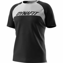 Dynafit Ride Kurzarm Tee Herren Schwarz/weiß