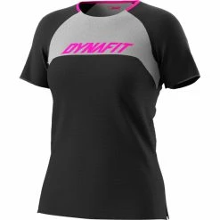 Dynafit Ride Kurzarm Tee Damen Schwarz/grau
