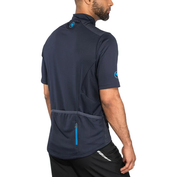 Endura Hummvee Kurzarm Trikot Herren Blau – Bild 3