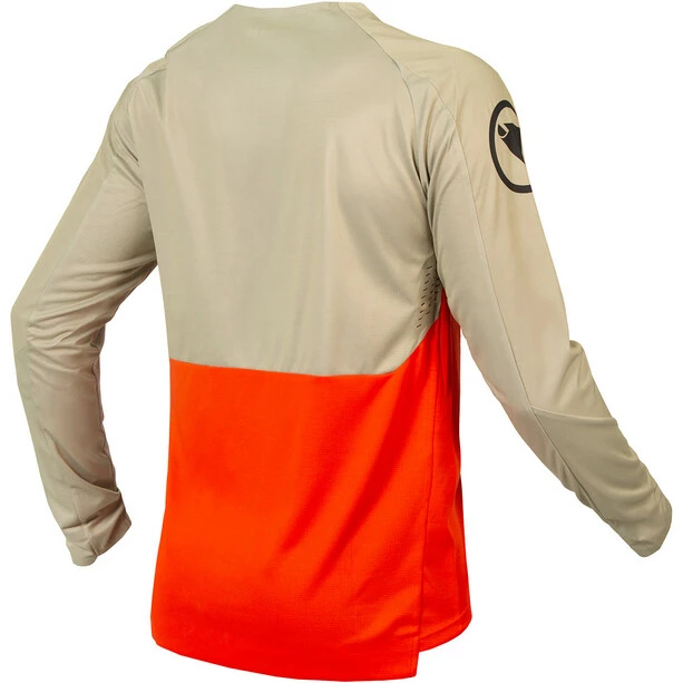 Endura MT500 Burner Langarm Trikot Herren Rot – Bild 2