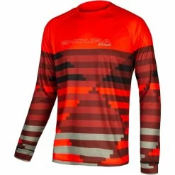 Endura MT500 Supercraft Langarm Trikot Herren Rot