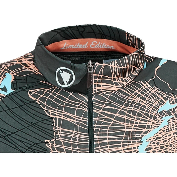 Endura Outdoor Trail Kurzarm Trikot Damen Schwarz/orange – Bild 2