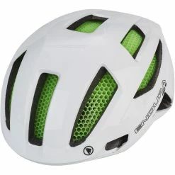 Endura Pro SL Helm Mit Koroyd Weiß/grün