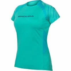 Endura SingleTrack Kurzarm Trikot Damen Blau