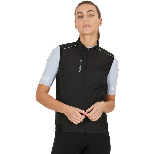 Endurance Bike Elite X1 Leichte Windweste Damen Schwarz – Bild 3