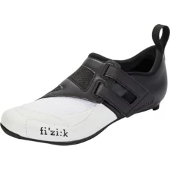 Fizik Transiro Powerstrap R4 Triathlonschuhe Schwarz/weiß