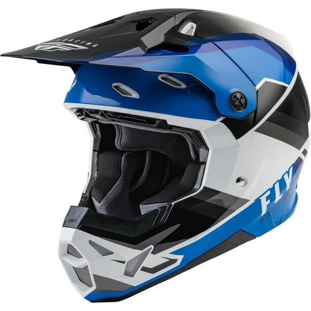 Fly Racing Formula CP Rush Helm Blau/weiß