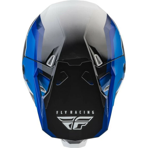 Fly Racing Formula CP Rush Helm Blau/weiß – Bild 3