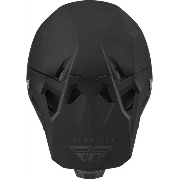 Fly Racing Formula CP Solid Helm Schwarz – Bild 4