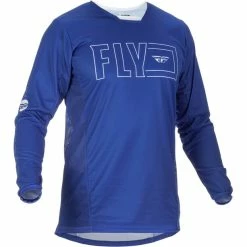 Fly Racing Kinetic Fuel Langarm Trikot Herren Blau