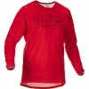 Fly Racing Kinetic Fuel Langarm Trikot Herren Rot