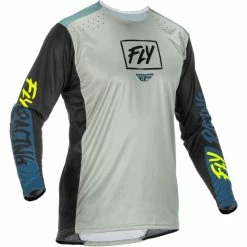 Fly Racing Lite Langarm Trikot Herren Grau