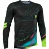 Fox Flexair Lunar Langarm Trikot Herren Schwarz