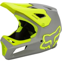 Fox Rampage Helm Jugend Grau/gelb