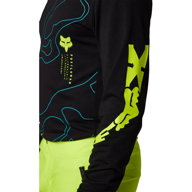 Fox Ranger Drirelease Lunar Mid Langarm Trikot Herren Schwarz – Bild 5