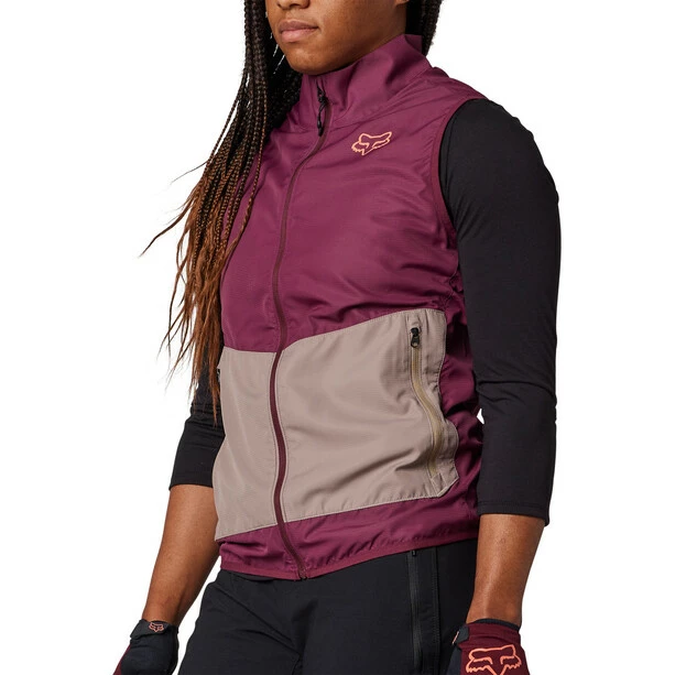 Fox Ranger Windweste Damen Rot – Bild 2