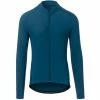 Giro Chrono Langarm Thermo Trikot Herren Blau