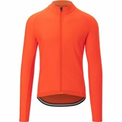 Giro Chrono Langarm Thermo Trikot Herren Orange