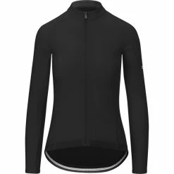 Giro Chrono Langarm Thermo Trikot Damen Schwarz