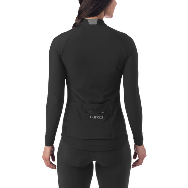Giro Chrono Langarm Thermo Trikot Damen Schwarz – Bild 4