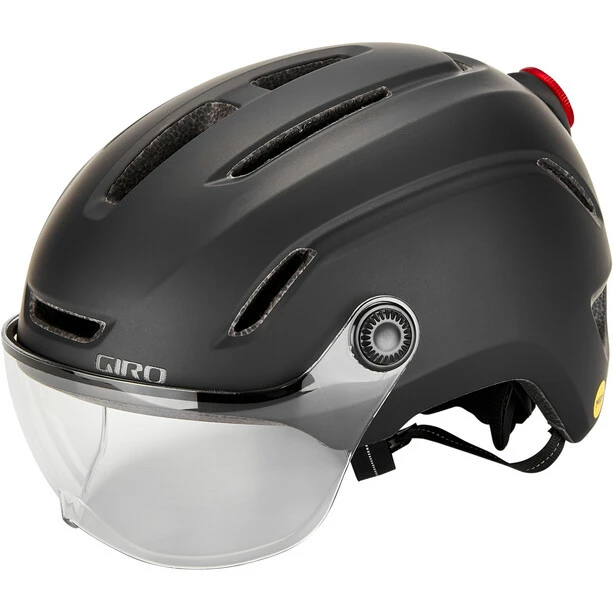Giro Evoke LED MIPS Helm Schwarz
