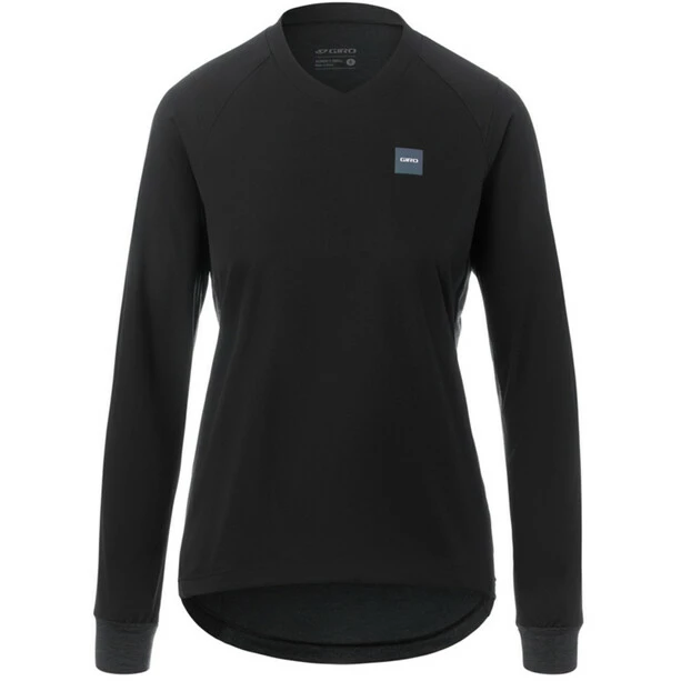 Giro Roust Winddichtes Langarm Trikot Damen Schwarz