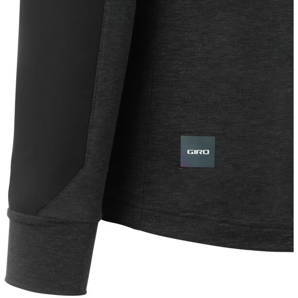 Giro Roust Winddichtes Langarm Trikot Damen Schwarz – Bild 4