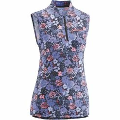 Gonso Ledava Halfzip Trikot Ärmellos Damen Lila