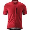 Gonso Ledro Kurzarm Full-Zip Fahrradshirt Herren Rot