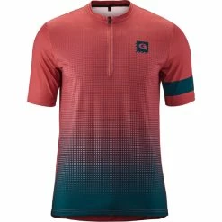 Gonso Mesdi Kurzarm Fahrradshirt Mit 1/2 Reißverschluss Herren Rot