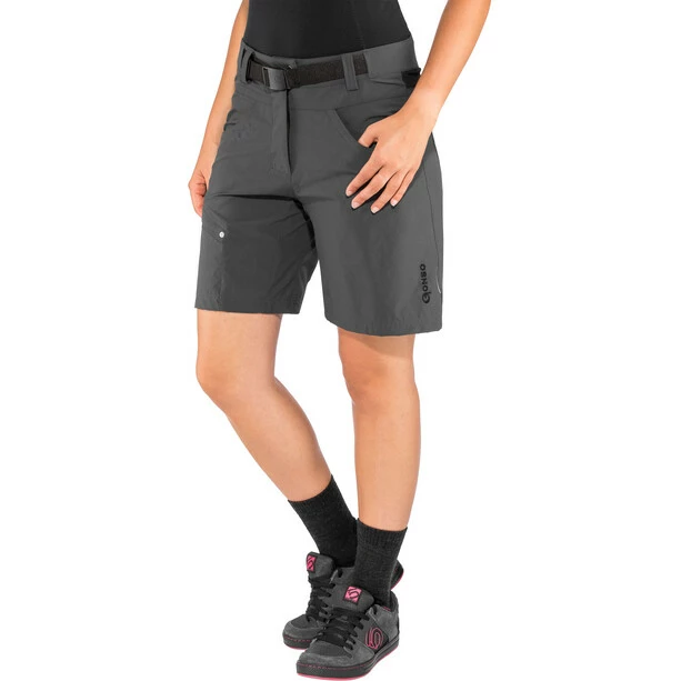 Gonso Mira Fahrradshorts Damen Grau – Bild 3