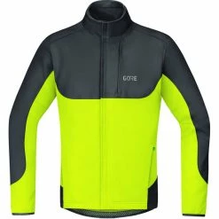 GOREWEAR C5 Gore Windstopper Thermo Trail Jacke Herren Schwarz/gelb
