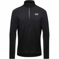 GOREWEAR TrailKPR Hybrid Langarm Shirt Mit 1/2 Reißverschluss Herren Schwarz