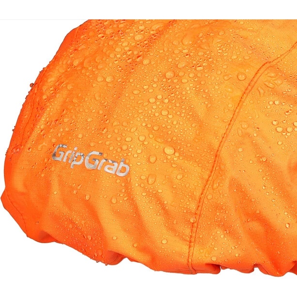 GripGrab Waterproof Helmüberzug Orange – Bild 2