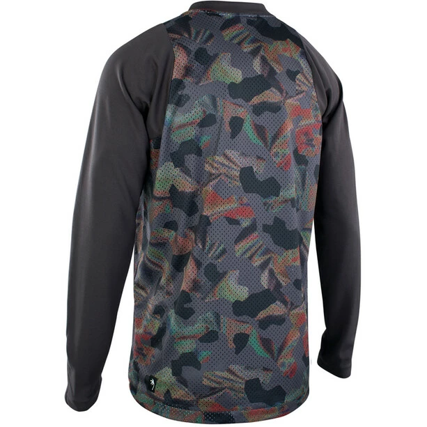 ION Scrub Langarm Tee Herren Schwarz/oliv – Bild 2