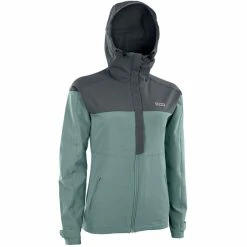 ION Shelter 4W Softshell Jacke Damen Grau/blau