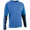 ION Traze AMP AFT Langarm Trikot Herren Blau